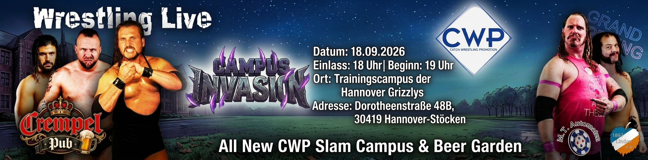 CWP Wrestling Live Campus Invasion Hannover